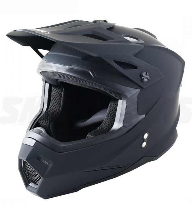 Шлем кроссовый Ataki JK801 Solid черный матовый S