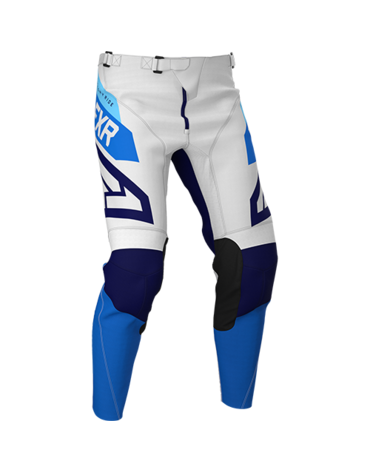 Штаны FXR PODIUM AIR MX, White Navy Blue
