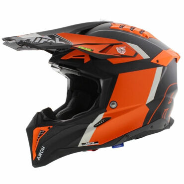Шлем AIROH AVIATOR 3 GLORY, Оранжевый (Матовый) - миниатюра 4