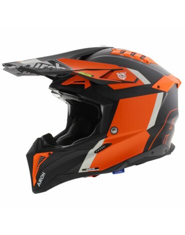 Шлем AIROH AVIATOR 3 GLORY, Оранжевый (Матовый)