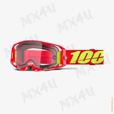 Очки Armatic Enduro Moto Red Clear - миниатюра 1