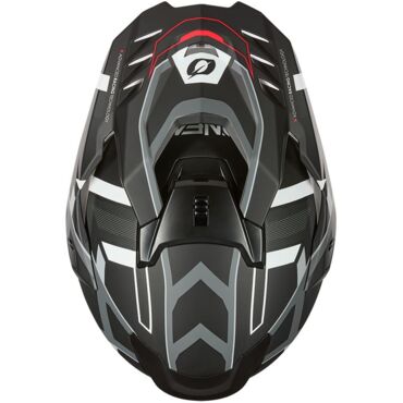Oneal Шлем кроссовый со стеклом D SRS Square V25 черный красный - миниатюра 2