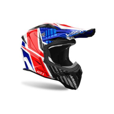 Шлем Airoh Aviator Ace 2 Proud Blue Red Gloss M AV22P18M - миниатюра 1