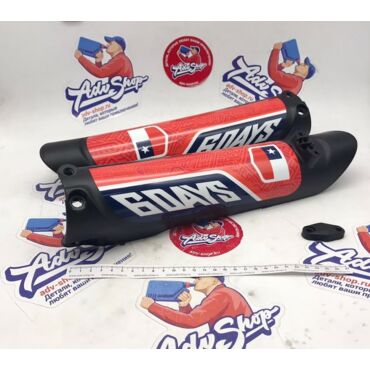 KTM Fork protector kit SixDays 19 защита вилки черная SX SXF 15-> EXC EXCF 16-> ( 7770109410030C ) - миниатюра 1