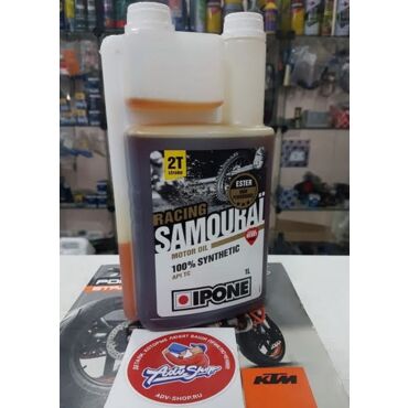 IPONE SAMOURAI RACING 2T Масло 1L 100% синт с запахом клубники // MR 012532 - миниатюра 1