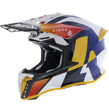 Шлем AIROH Twist 2.0 Lift White Blue (Глянцевый) - миниатюра 3