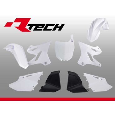Комплект пластика белый Yamaha YZ125 250 02 20  - миниатюра 1