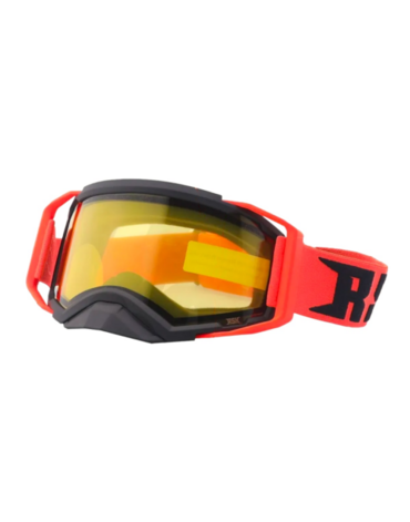 Очки зимние RSX Blizzard Winter, черный оранжевый; двойная желтая линза