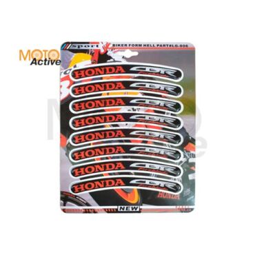 Наклейки набор на обода HONDA CBR (LG 006) - миниатюра 1