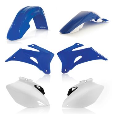 Комплект пластика Yamaha YZ250F (2006 2009), YZ450F (2006 2009), Синий белый - миниатюра 1