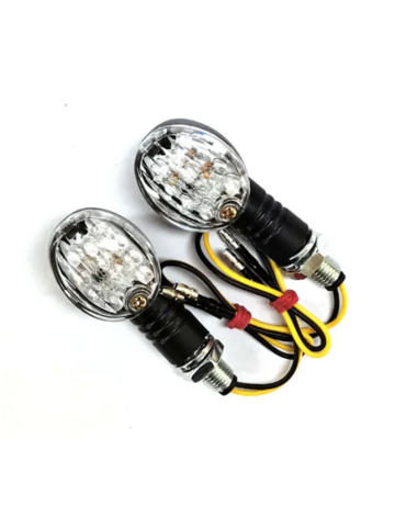 Поворотники LED CH 1019 светодиодные для мотоцикла черные