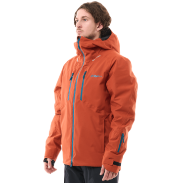 Dragonfly Куртка горнолыжная утепленная Gravity Man Brown - Blue 2025 - миниатюра 8