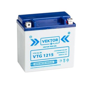 АКБ VEKTOR VTG 1215 YTX14L BS (149 х 87 х 144) 15Ач (EPS1215) - миниатюра 1