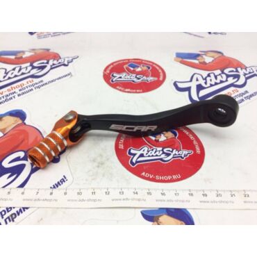 SCAR GSL509 Лапка переключения передач KTM 125 150SX 2016, 450SX F 16 19, 450 500EXCF 17 20 оранжевая / 79434031100 / 79434031000 - миниатюра 1