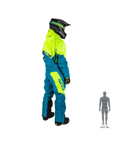 Scott Комбинезон Back X Dryo lake blue safety yellow