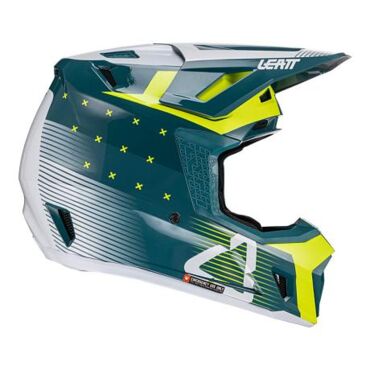 Шлем кроссовый Leatt Moto 7.5 Helmet Kit, Acid Fuel V24 - миниатюра 1