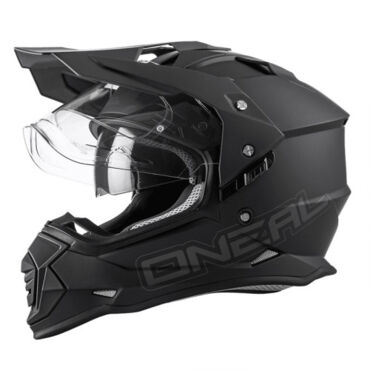 Oneal Шлем кроссовый со стеклом Sierra R V24 черный матовый - миниатюра 2