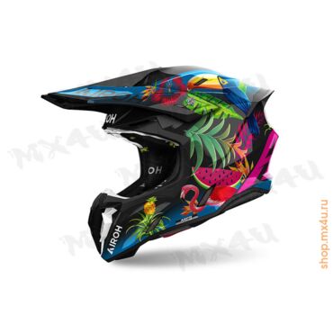 Внедорожный шлем Twist 3 Amazonia - Черный - миниатюра 1