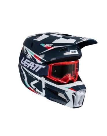 Leatt Шлем кроссовый Helmet Kit Moto 3.5 V25 Blue