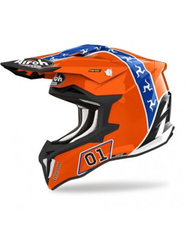 Шлем AIROH STRYCKER HAZZARD, Глянцевый