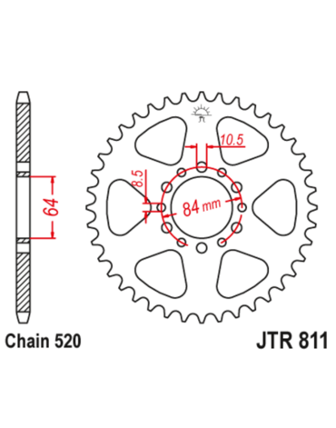 Звезда ведомая JTR811.39