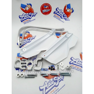 KTM защита рук алюминиевая ( руль 28 mm ) ( белый ) 790 890 Adv 19-> ( 63502979000AB = 63502979020 + 76502979144 + 76502979050AB ) - миниатюра 2