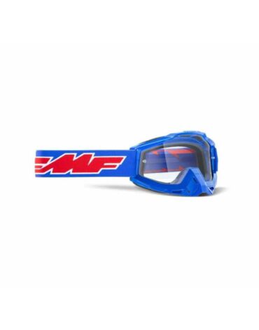 100% Очки FMF Youth Powerbomb Rocket Blue Clear Lens