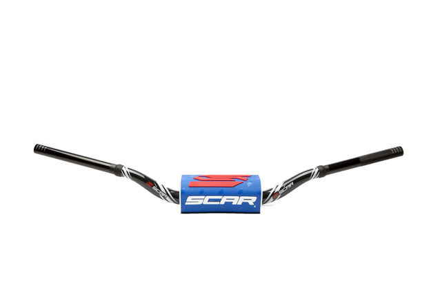 Scar Руль O2 28mm (1 1 8") McGrath Short Style KTM черный руль - синяя подушка //  S9172BK BL