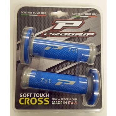 Ручки руля PRO GRIP 791 серо голубой - миниатюра 1