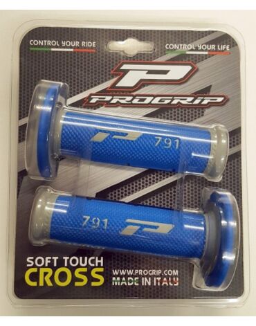 Ручки руля PRO GRIP 791 серо голубой