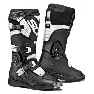 Sidi Ботинки детские Flame Black White - миниатюра 1