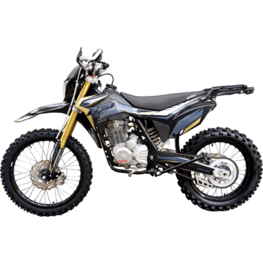 Эндуро / кроссовый мотоцикл BSE Z3 19 16 Gold Black (130) - миниатюра 1