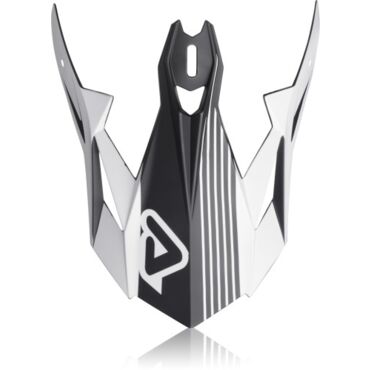 Козырек Acerbis для шлема X TRACK black white - миниатюра 1