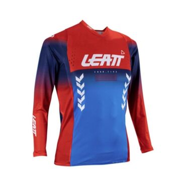 Leatt Джерси подростковая Moto 4.5 Stealth Royal Blue Red - миниатюра 2