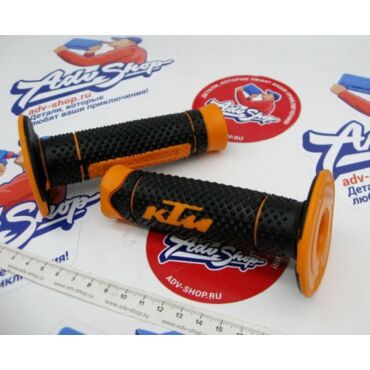 KTM Грипсы SX/ EXC / F 12 16 BLACK ORANGE ( 78102021000 / 54802039000 ) - миниатюра 1