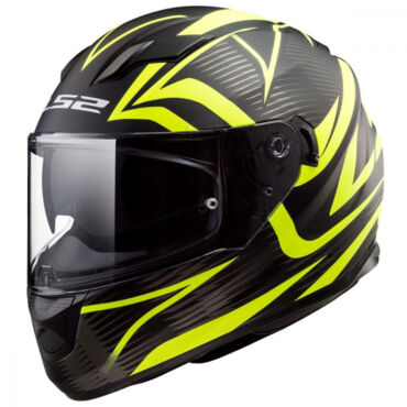 Шлем дорожный LS2 FF320 STREAM EVO JINK, black yellow (L, Взрослая  Дорожная) - миниатюра 1