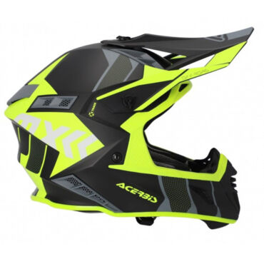 Acerbis Шлем кроссовый X Track 22 06 Black Fluo Yellow - миниатюра 1