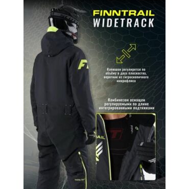 Finntrail Комбинезон утепленный зимний Widetrack 3852 Graphite - миниатюра 2