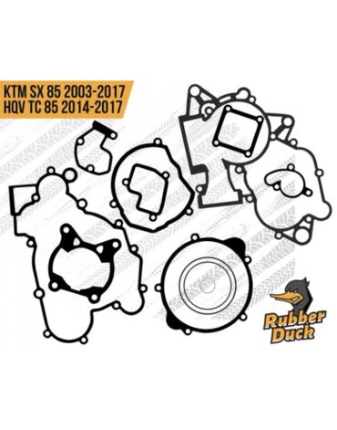 Набор прокладок на весь мотор RubberDuck KTM 85SX 2003 2017 с кольцами