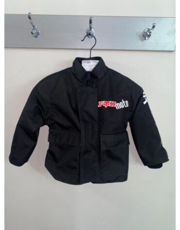 Куртка детская с логотипом Fox moto, black (YL, Детская Кросс эндуро)