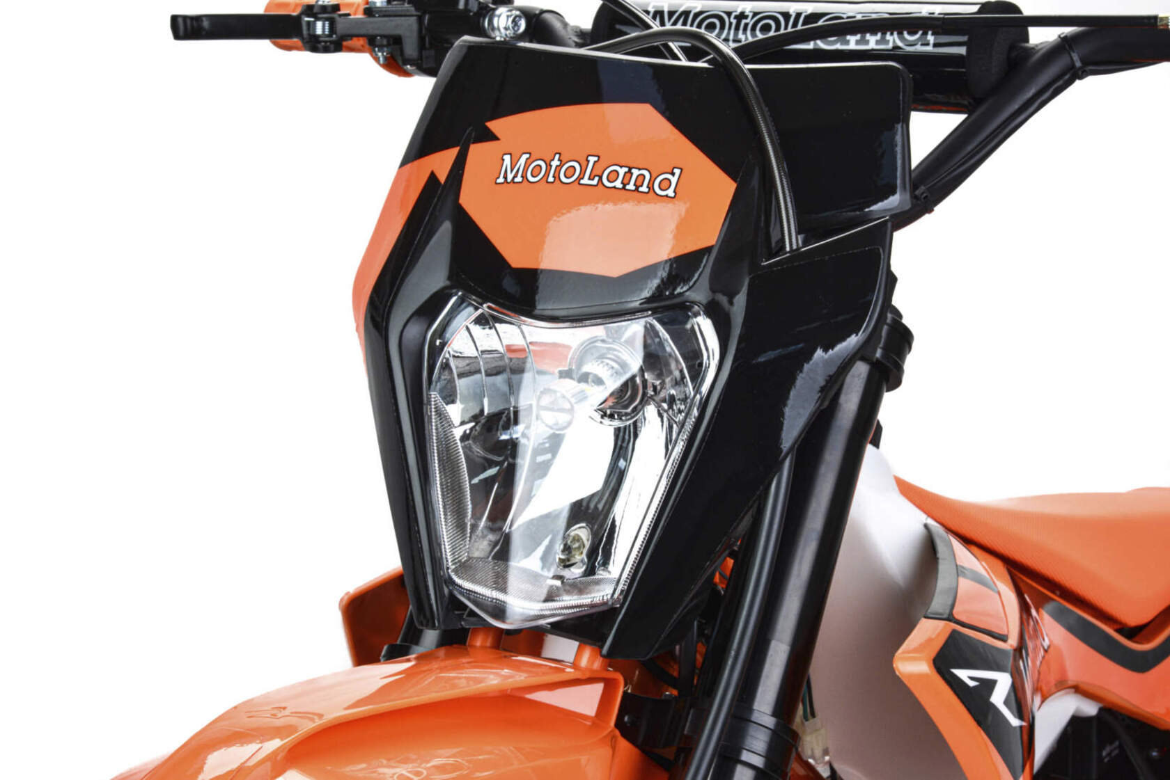 Питбайк Motoland 125 SX 125 E 17 14 оранжевый - фото 4