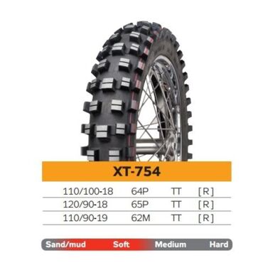 MITAS XT 754 110 100 18 M C 64P TT ( 2000028078101 ) - миниатюра 2