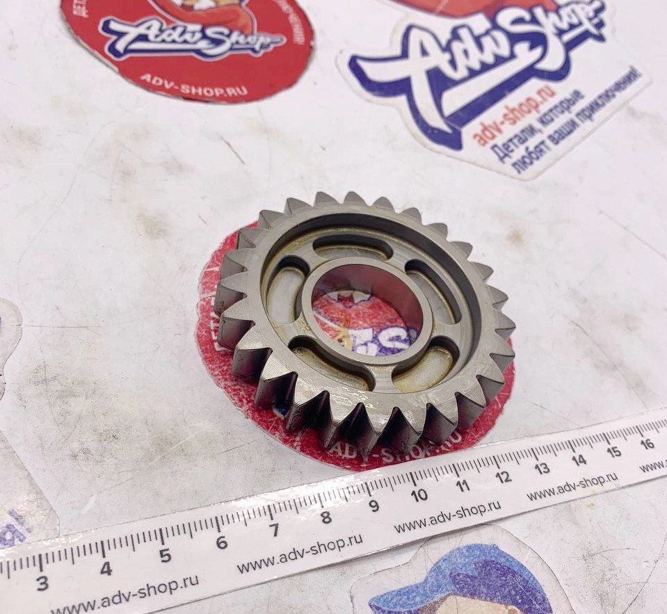 KTM idler gear 3 rd. Шестерня 3й передачи вторичного вала КПП 250 300 350 EXC EXCF 20-> ( 79333313000 ) - фото 2