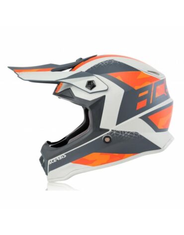 Acerbis Шлем детский IMPACT STEEL JUNIOR Orange Grey