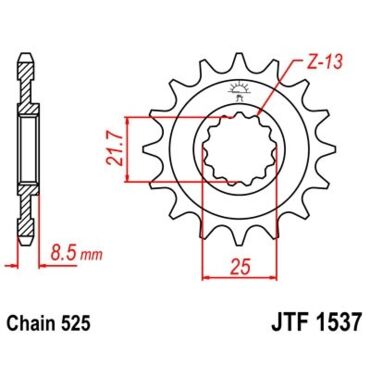Звезда ведущая JTF1537.17 - миниатюра 1
