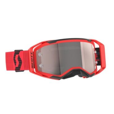 Очки кроссовые Scott Prospect 2.0 Red Black / lens Silver chrome Works - миниатюра 1