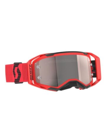 Очки кроссовые Scott Prospect 2.0 Red Black / lens Silver chrome Works