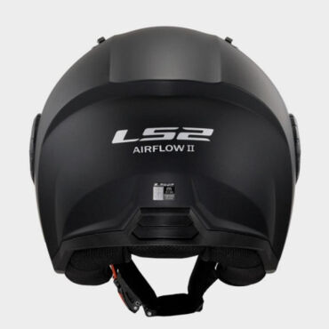LS2 Мотошлем OF616 Airflow II Solid черный матовый - миниатюра 3