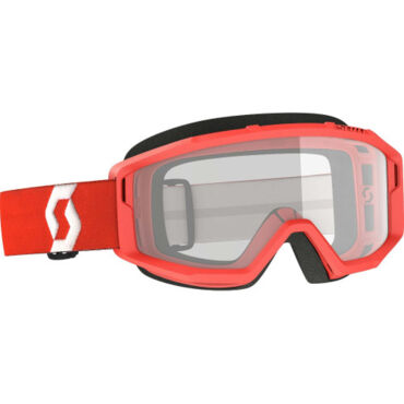 Scott очки кроссовые Primal Red прозрачная линза - миниатюра 1