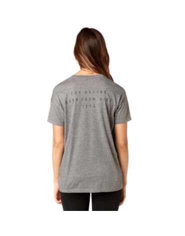 Футболка женская Fox District SS Crew Tee, heather grey (XS, Взрослая  Повседневная)
